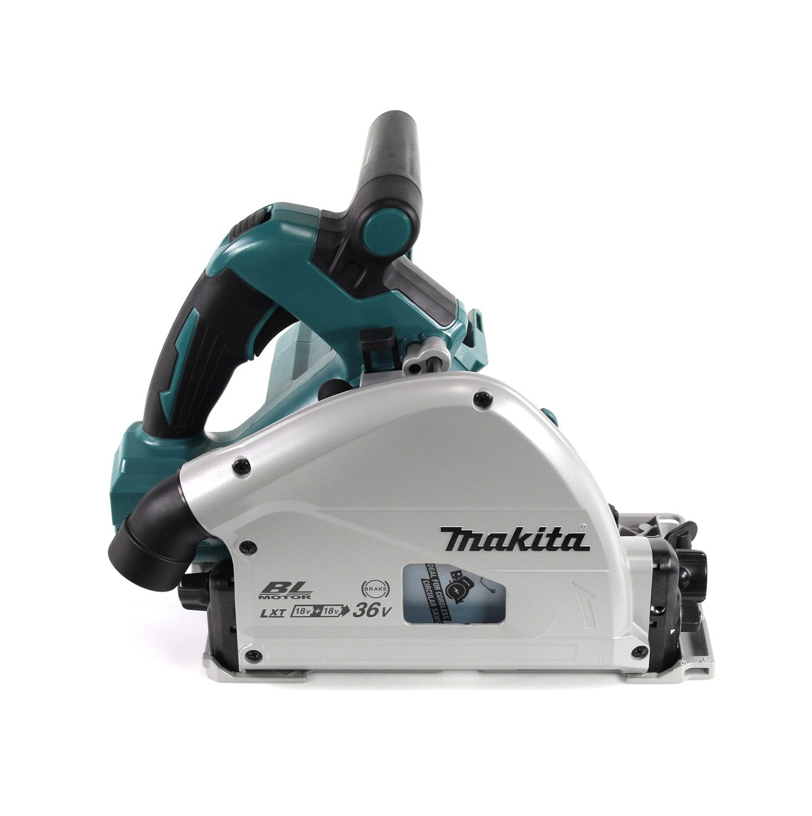 Makita DSP 600 RT scie plongeante sur batterie 36V (2x18V) 165 mm brushless + 2x batterie 5,0Ah + chargeur