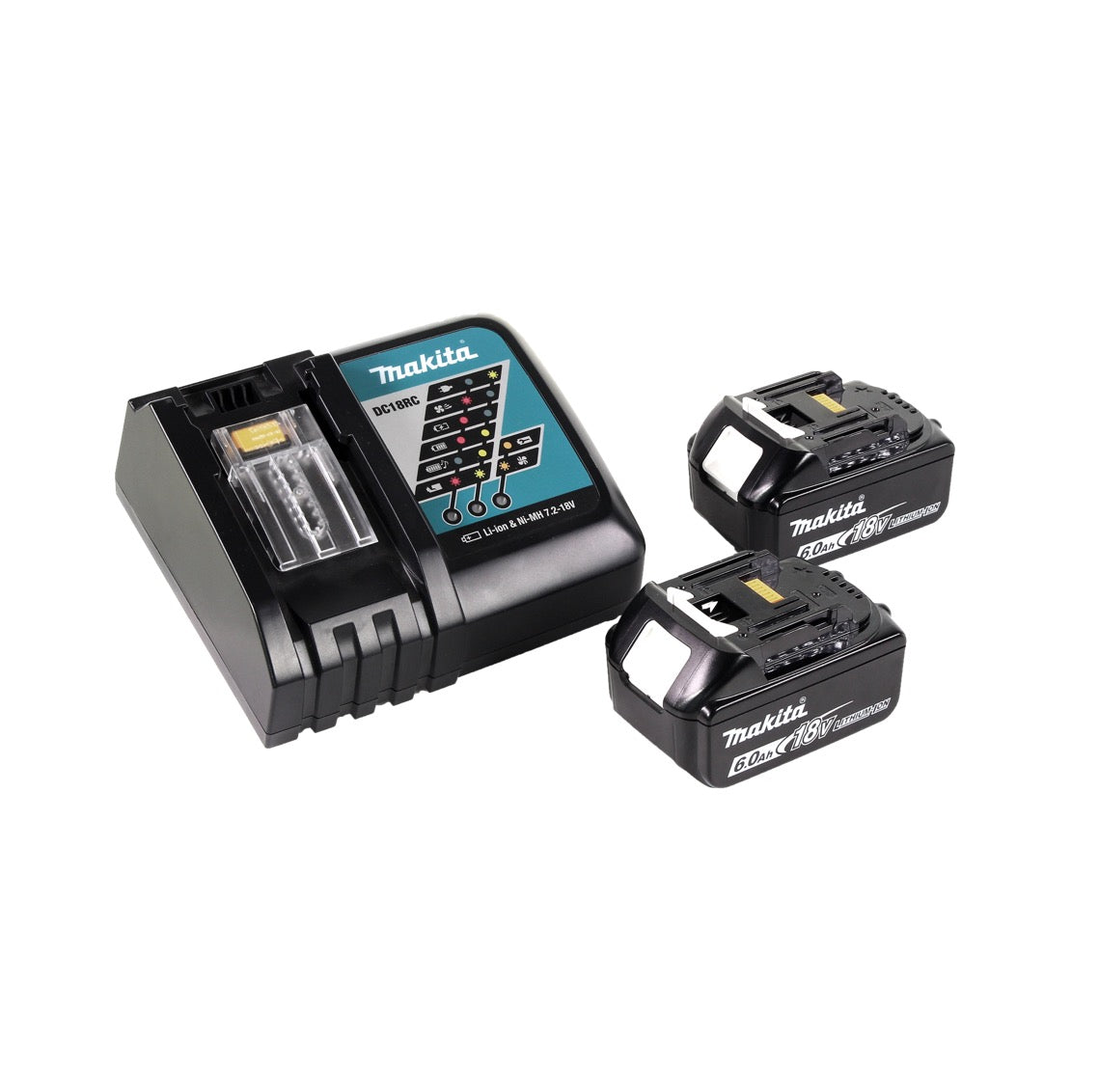 Makita DSP 600 RG scie plongeante à batterie 36V (2x18V) 165 mm brushless + 2x batterie 6,0Ah + chargeur