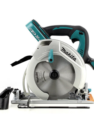 Makita DHS 710 MJ Batterie 36 V Scie circulaire à main Li-Ion 190 mm + 2x batteries 4,0 Ah + Makpac - sans chargeur