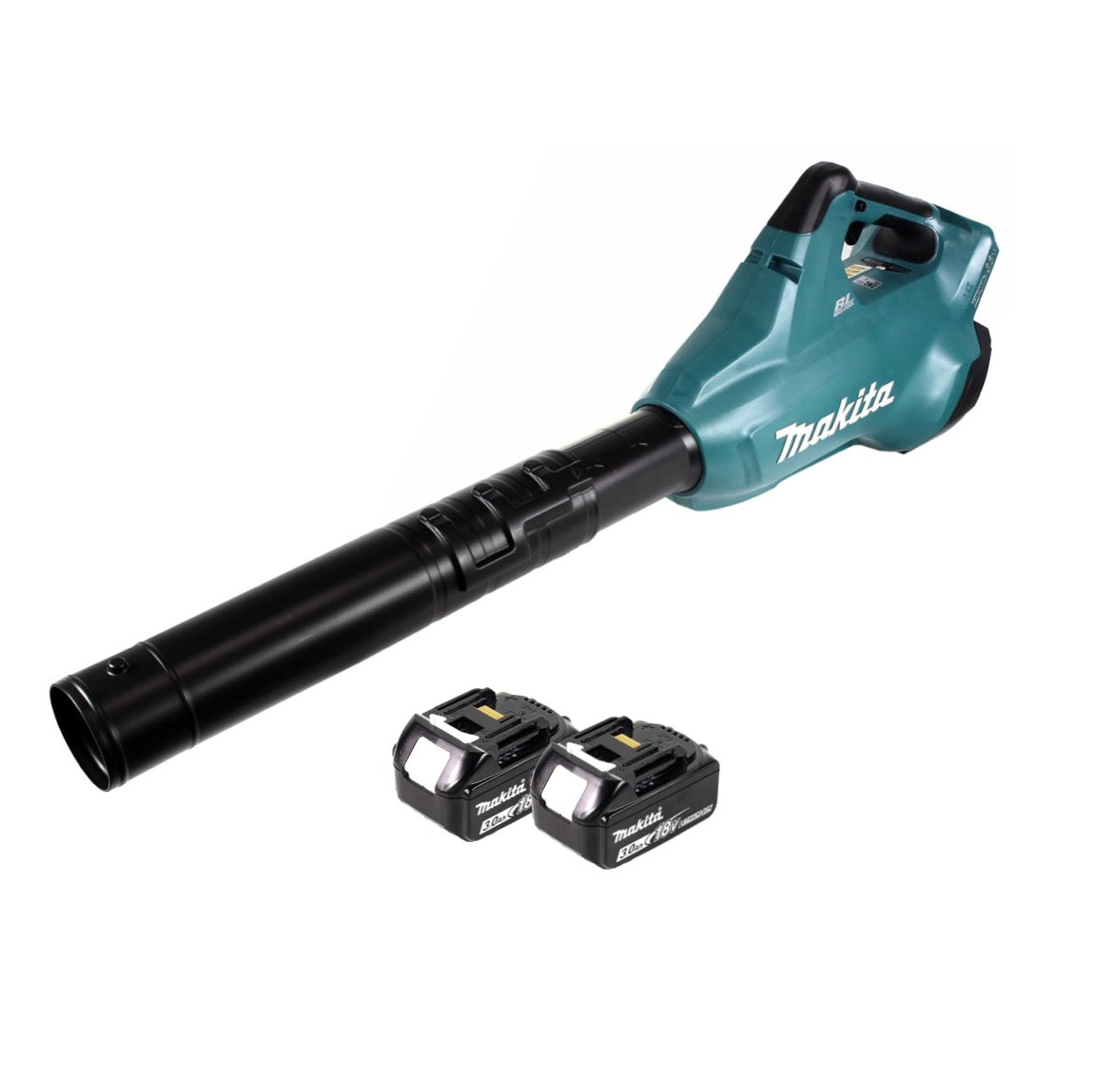 Makita DUB 362 F Akku Laubbläser 2x18V + 2x Akku 3,0Ah - ohne Ladegerät