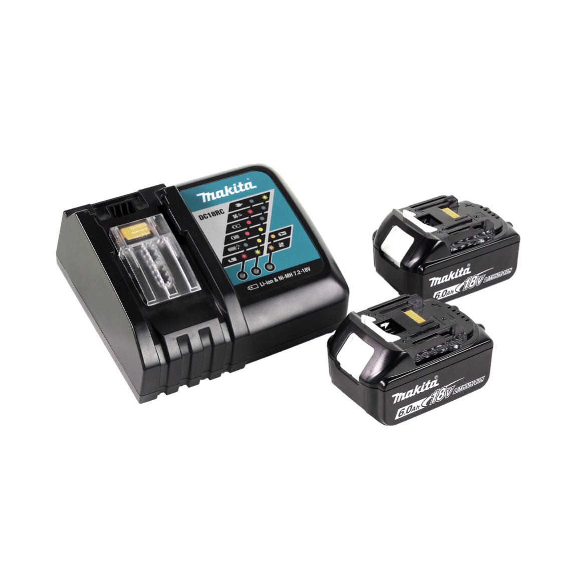 Makita DUB362RG Souffleur 2x18V + 2x Batteries 6,0Ah + Chargeur