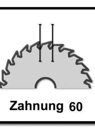 Festool Feinzahn Kreissägeblatt W60 254 x 2,4 x 30 mm ( 575976 ) für TKS 80 Tischkreissäge - Toolbrothers