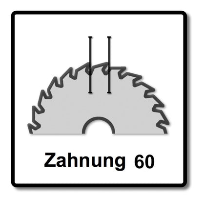 Festool Feinzahn Kreissägeblatt W60 254 x 2,4 x 30 mm ( 575976 ) für TKS 80 Tischkreissäge - Toolbrothers