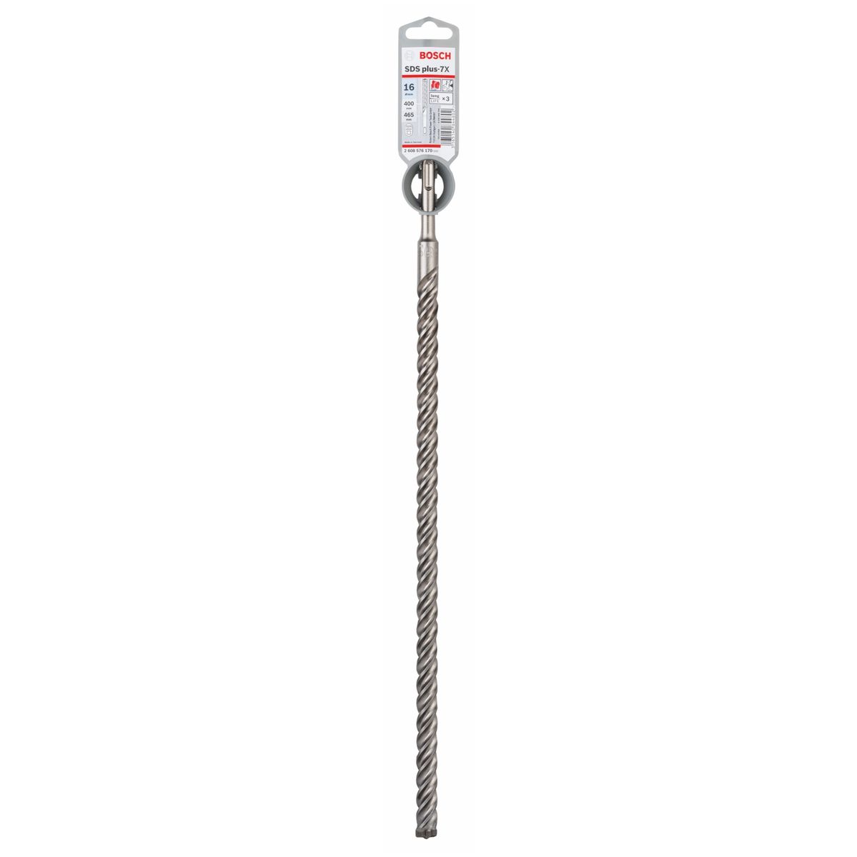 Bosch SDS-plus 7X Foret en carbure 16x400x465mm, certifié PGM ( 2608576170 )