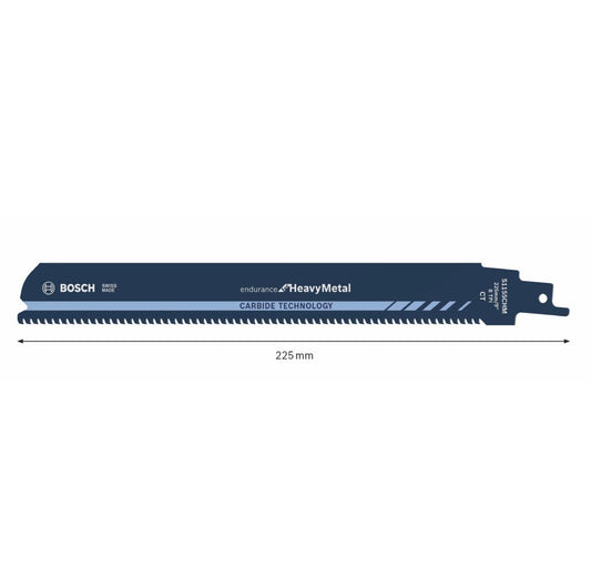 Bosch S 1155 CHM Säbelsägeblatt Endurance for Heavy Metal 8tpi 225x25x1,25mm ( 2608653182 ) extra Long Life