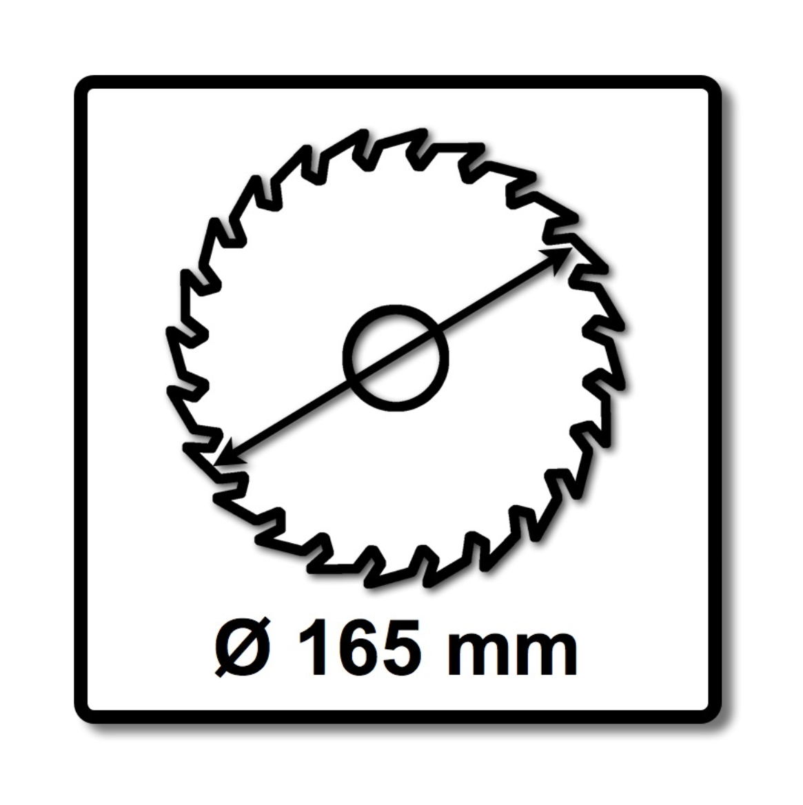 Bosch Lame de scie circulaire Standard for Wood 165 x 20 x 1,5 mm, 24 dents (2608837685)