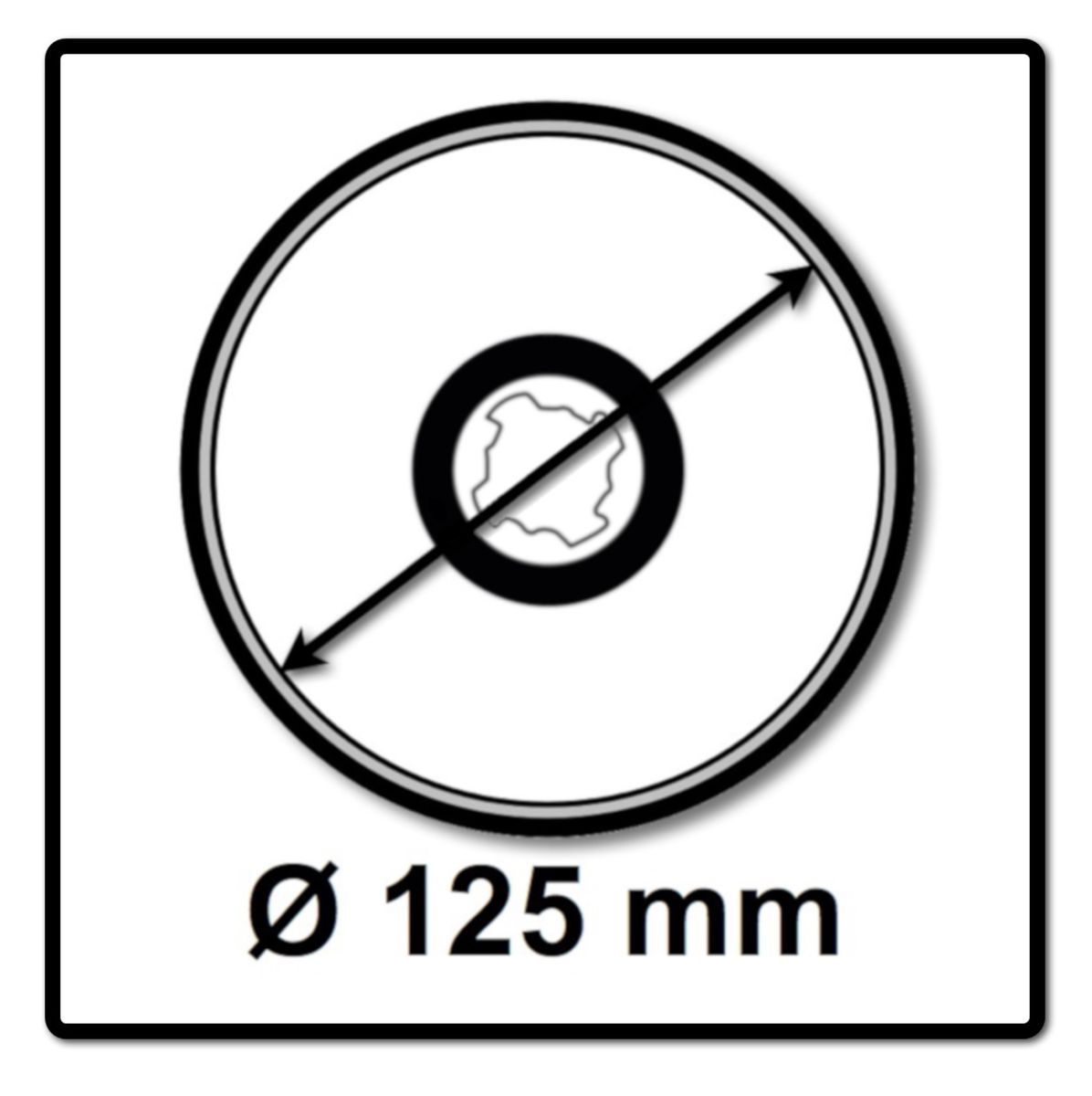 Bosch Trennscheibe X-LOCK Carbide Multiwheel 125x1x22,23mm ( 2608619284 )