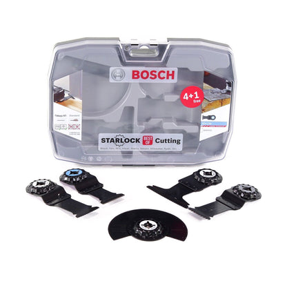 BOSCH Best of cutting Set Lame de scie plongeante, Lame de scie segment Starlock, 5pcs. (2608664131)