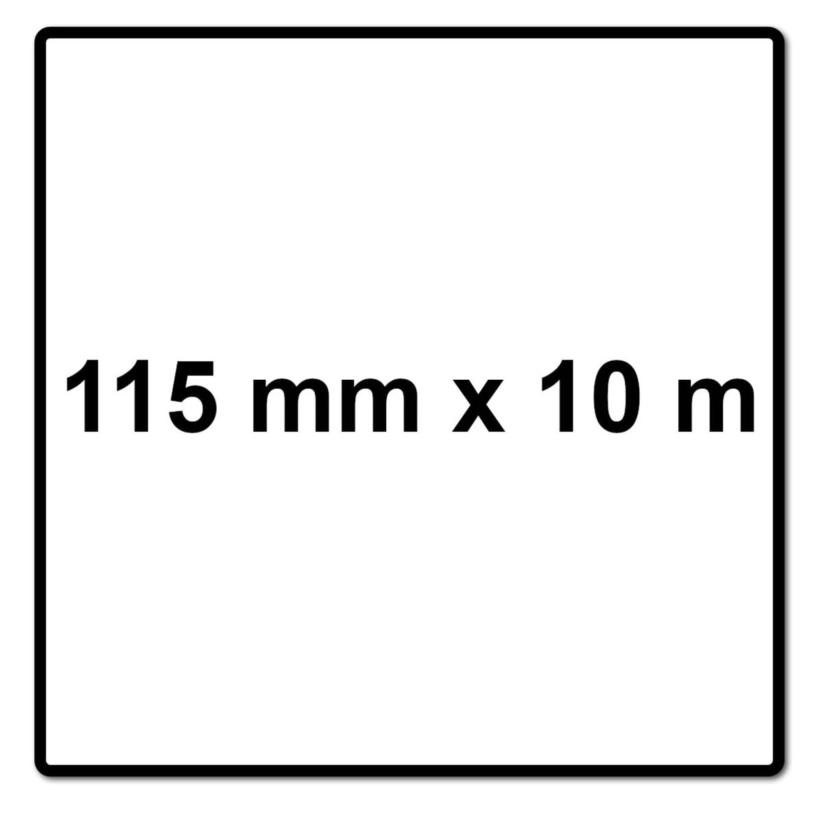 Mirka ABRANET 2x rouleau de papier de verre 115mm x 10m P400 rouleau de ponçage Velcro (2x 545BY001413R)