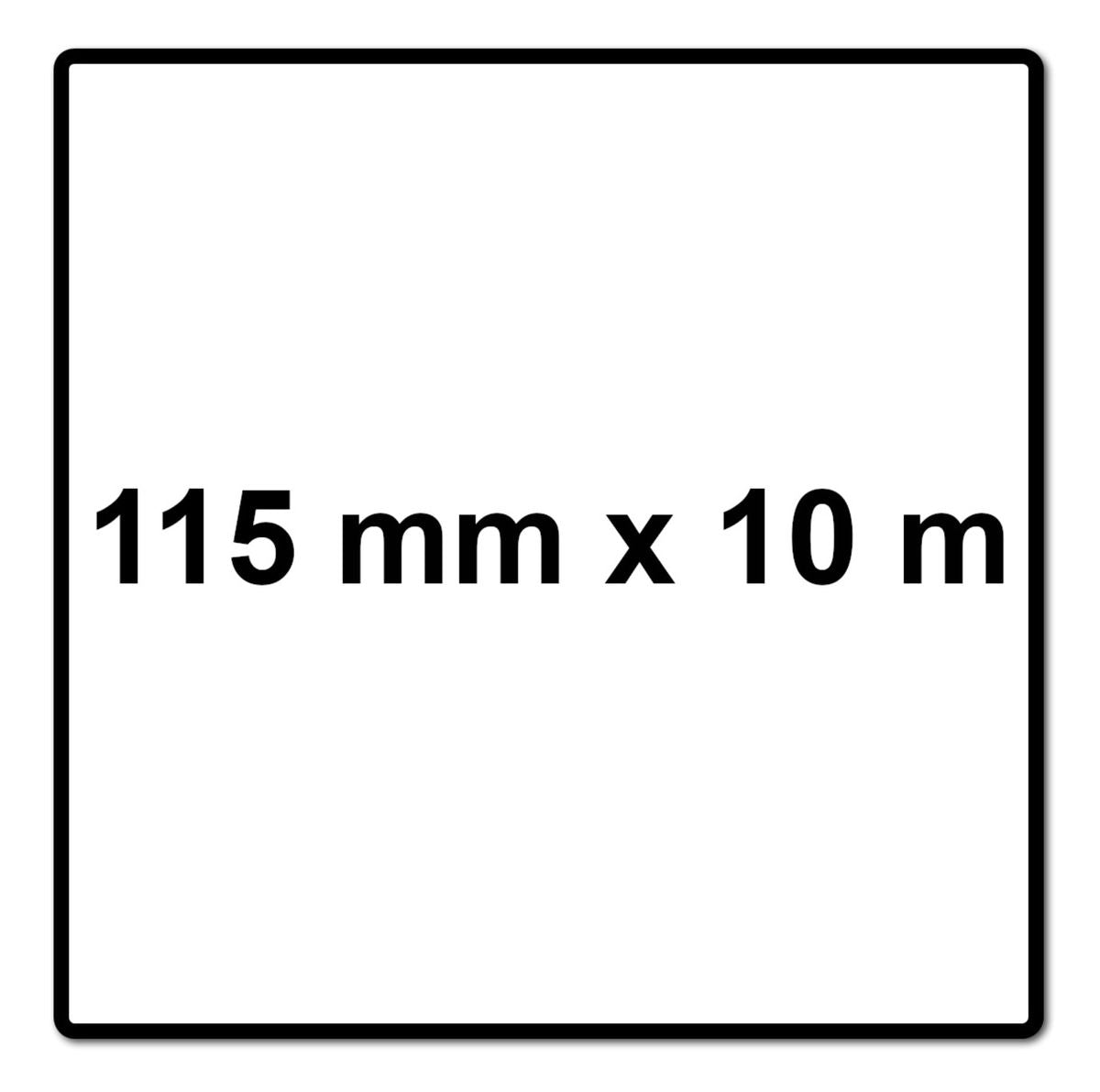 Mirka ABRANET 2x rouleau de papier de verre 115mm x 10m P320 rouleau de ponçage Velcro (2x 545BY001323R)