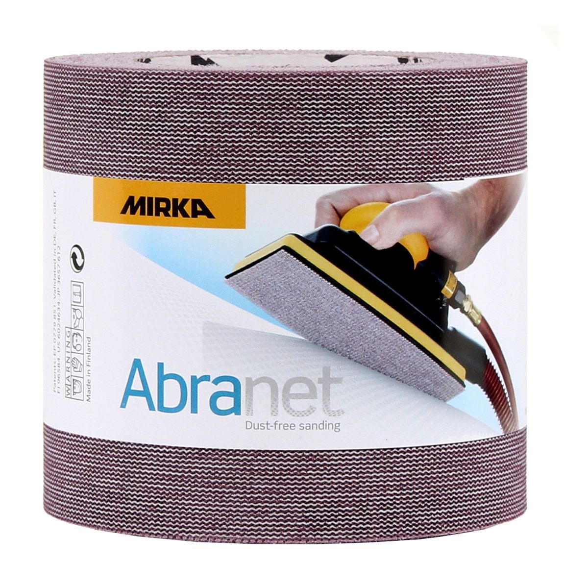 Mirka ABRANET 2x Schleifpapier Rolle 115mm x 10m P240 Schleifrolle Klett ( 2x 545BY001253R )