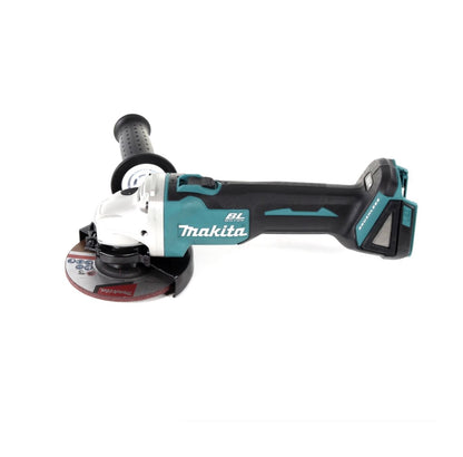 Makita DGA 504 RF1J Meuleuse d'angle sans fil 18V 125mm brushless + 1x Batterie 3.0Ah + Chargeur + Capot de protection + Makpac