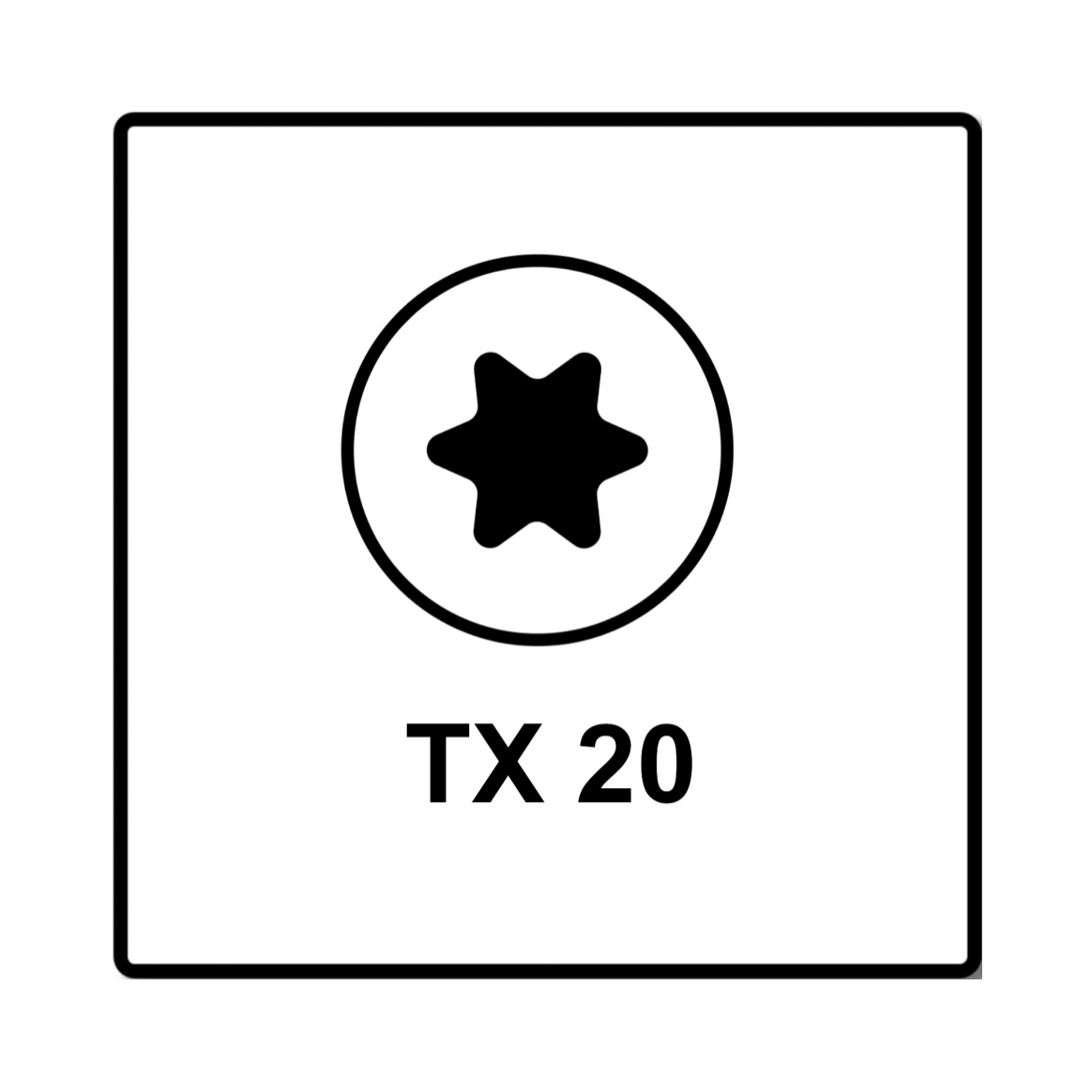 Vis pour panneaux d'aggloméré Fischer Power-Fast II FPF II 4,0x50 mm 500 pièces (670163) tête fraisée avec filetage complet Torx, galvanisées, passivée bleue