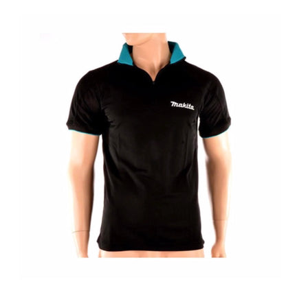 T-Shirt Makita Polo Rugby Shirt taille L 100% coton (98P184) couleur noir