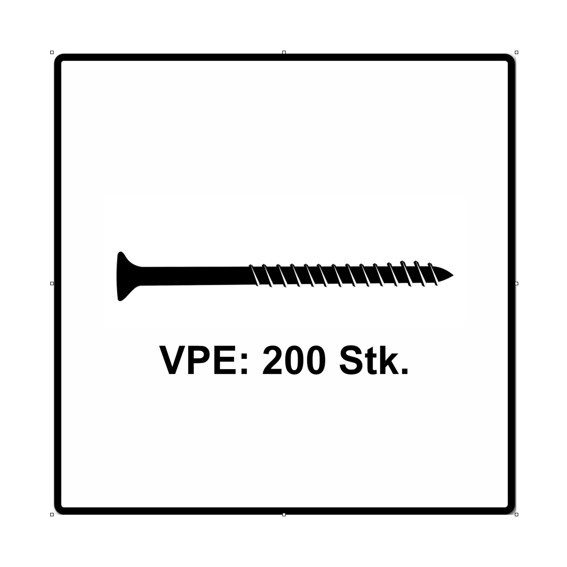 Fischer Power-Fast II FPF II Vis à bois aggloméré 5,0x50mm, 200 pcs. Tête fraisée avec empreinte Torx, filetage partiel, zingué et passivé bleu (670376)