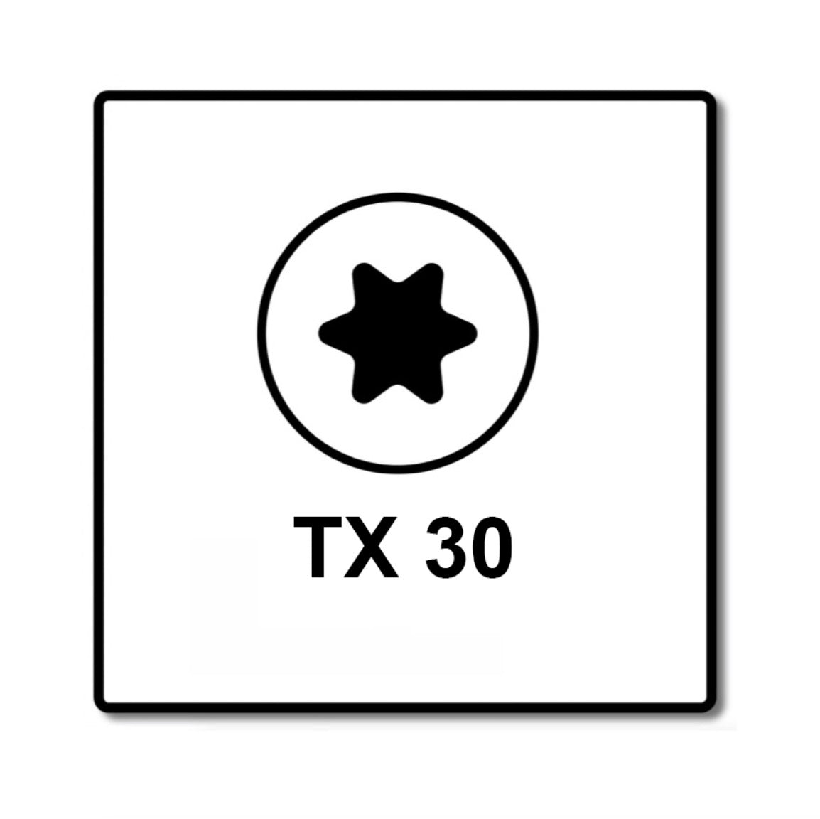 Fischer Vis pour panneaux de particules Power-Fast II FPF II 6.0x80 mm - 100 pièces (670485) tête fraisée + Filetage partiel Torx, galvanisée, passivée bleue