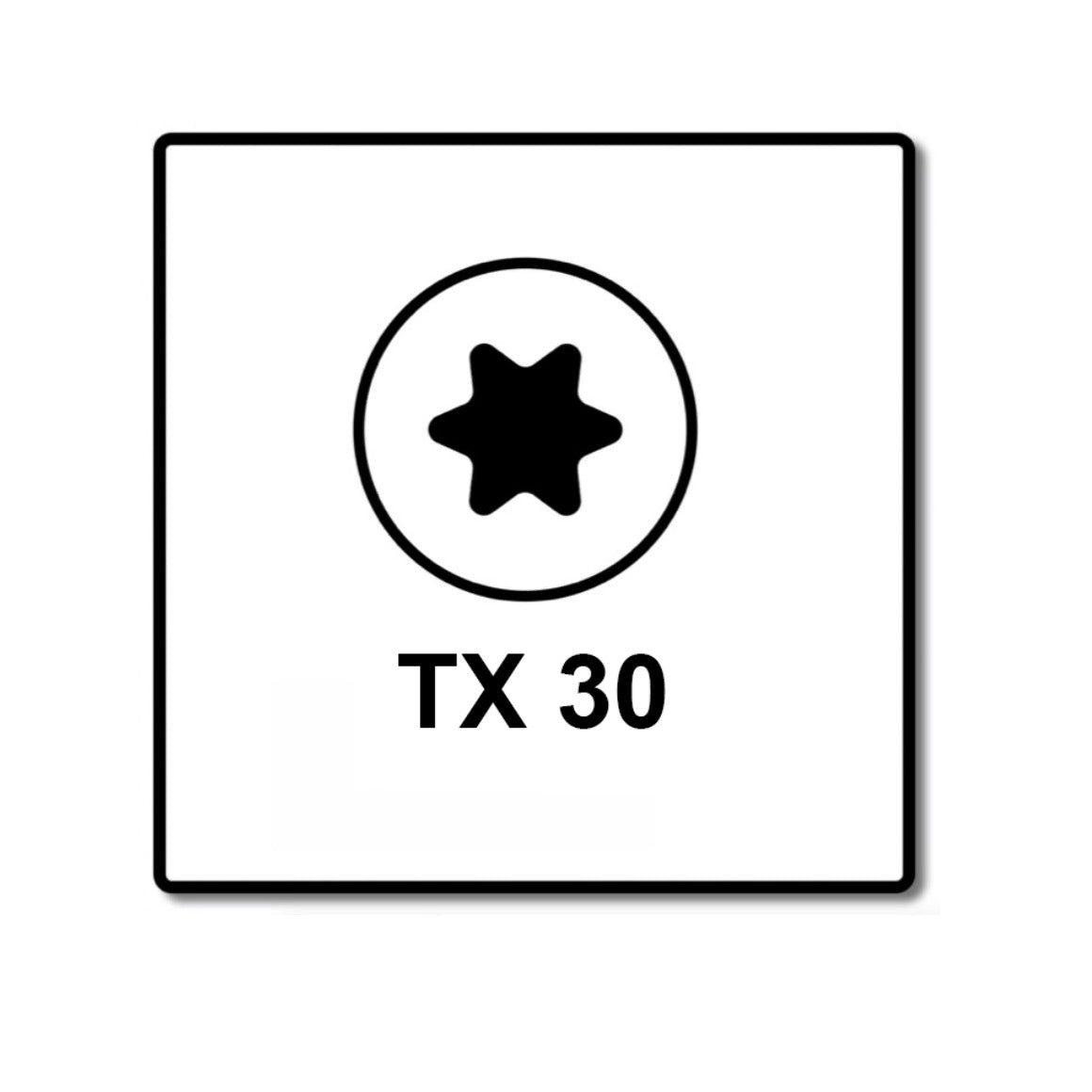 Fischer Vis pour panneaux de particules Power-Fast II FPF II 6.0x90 mm - 100 pièces (670487) tête fraisée + Filetage partiel Torx, galvanisée, passivée bleue