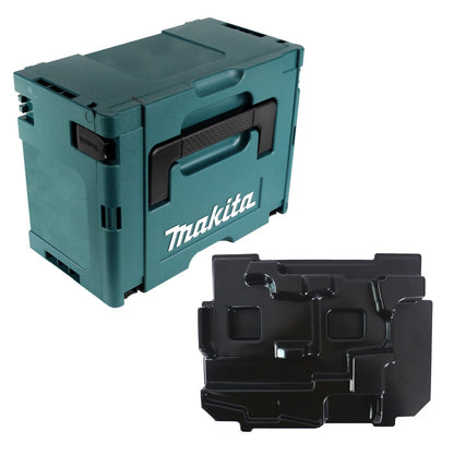 Makita MAKPAC 3 Coffret à outils + Insert pour BJV DJV 141 181 (821551-8 + 837789-5)