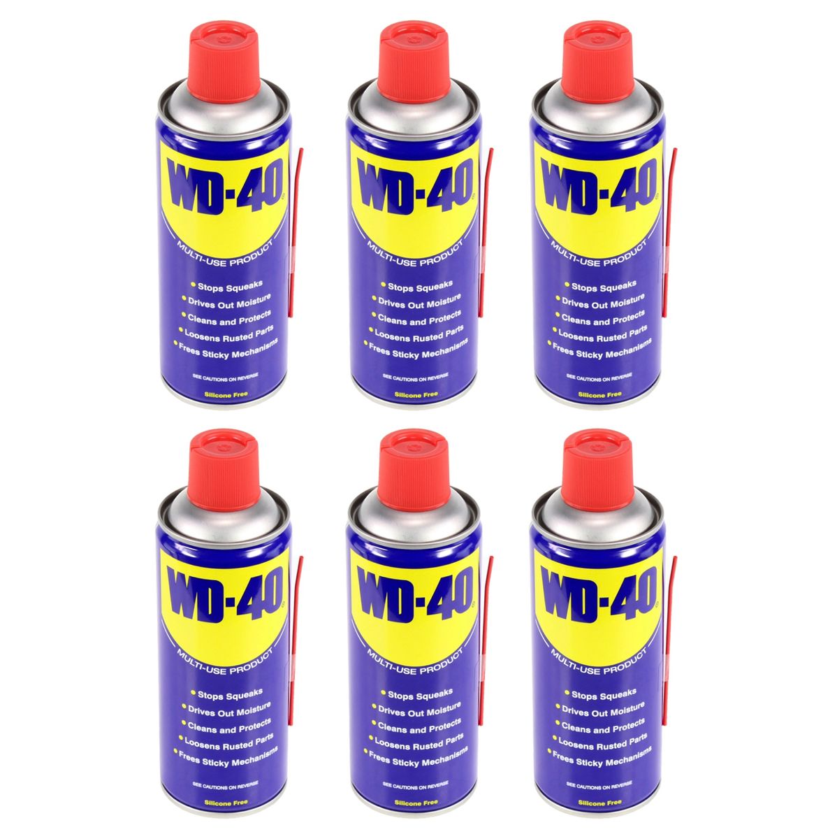 6x WD-40 Universal Spray produit multifonctionnel / dégrippant 400 ml