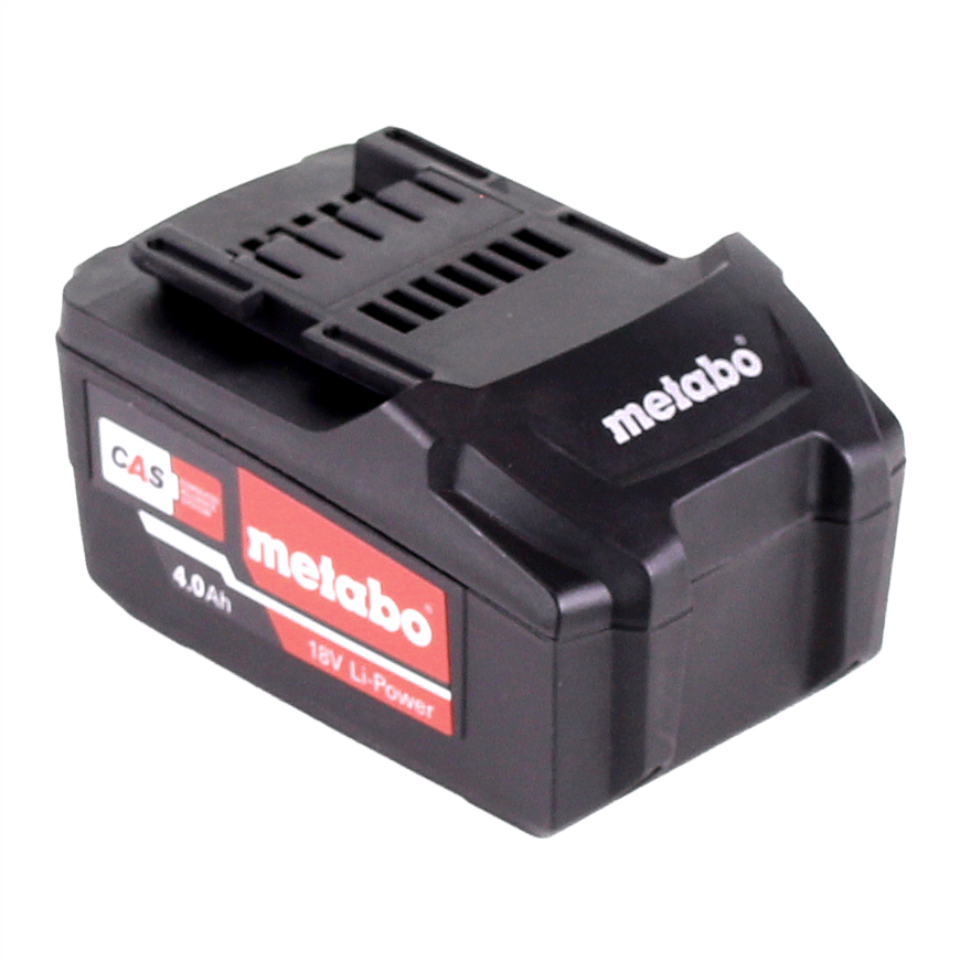 Metabo Set de batterie : 4x Batteries Li-Power 4,0 Ah 18 V CAS Li-Ion - indicateur de capacité de charge (4x 625591000)