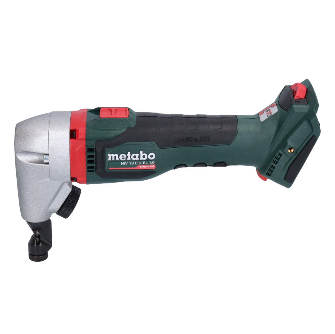 Metabo NIV 18 LTX BL 1.6 Grignoteuse sans fil 18 V Brushless ( 601614840 ) Solo + Coffret metaBOX - sans batterie, sans chargeur