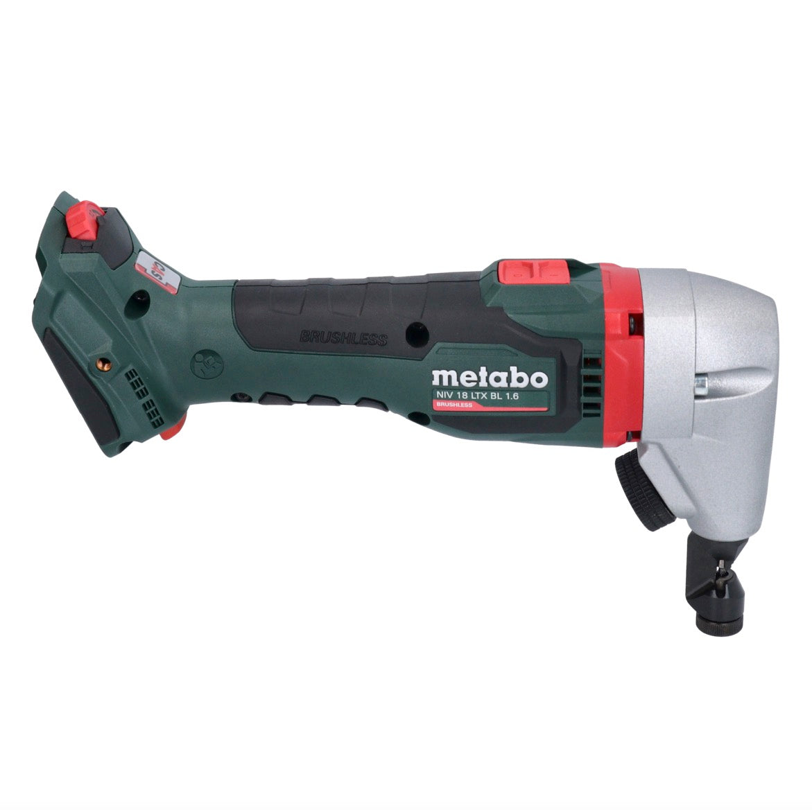 Metabo NIV 18 LTX BL 1.6 Grignoteuse sans fil 18 V Brushless ( 601614840 ) Solo + Coffret metaBOX - sans batterie, sans chargeur