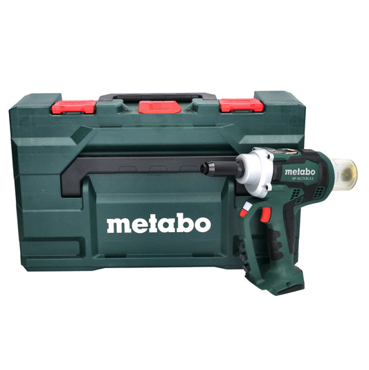 Metabo NP 18 LTX BL 5.0 Riveteuse sans fil 10kN 18V Brushless + Coffret MetaLoc - sans batterie, sans chargeur  (619002840)