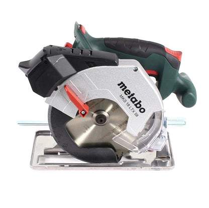 Metabo MKS 18 LTX 58 scie circulaire à métaux sur batterie 18V 165 mm Solo (600771840) + MetaLoc - sans batterie, sans chargeur