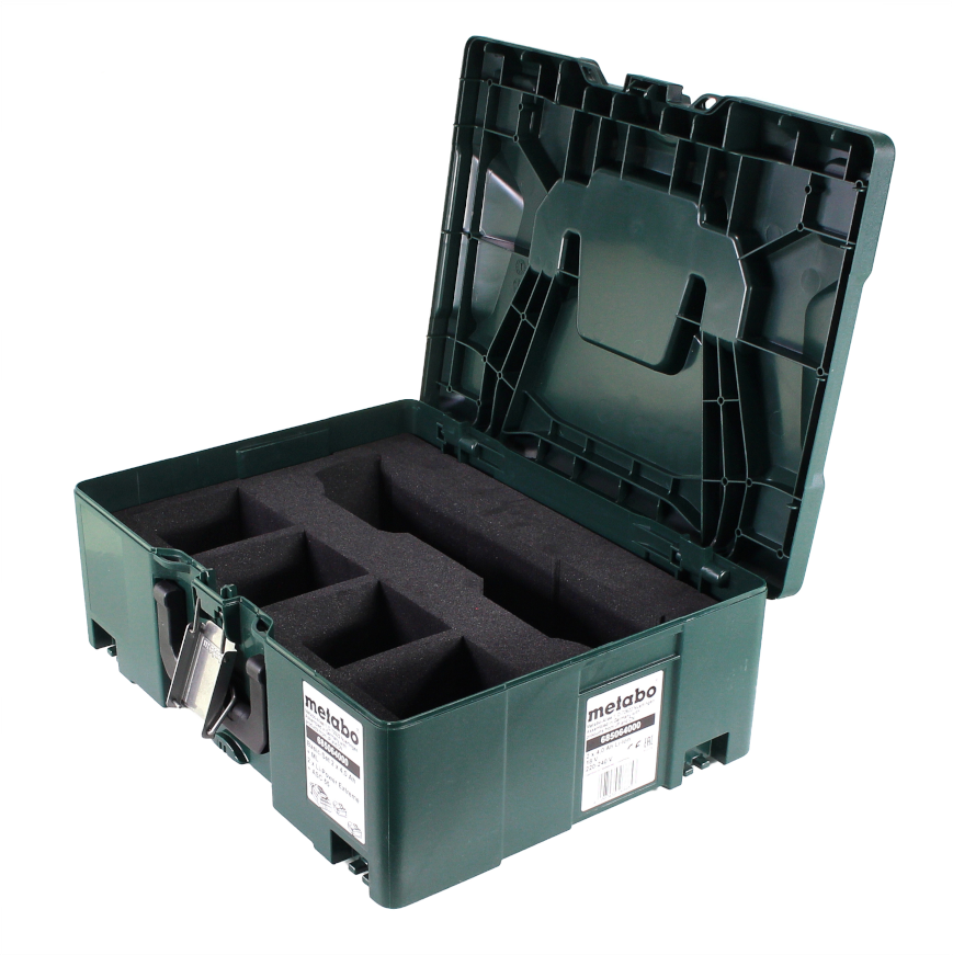 Valise Metabo MetaLoc II (626431000) + insert Metabo pour chargeur ASC 145 DUO et 4x batterie 18V