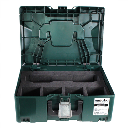 Valise Metabo MetaLoc II (626431000) + insert Metabo pour chargeur ASC 145 DUO et 4x batterie 18V