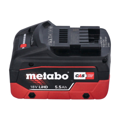 Metabo Basis Set 4x LiHD Akkupack 18 V 5,5 Ah Li-Ion Akku CAS System ( 685180000 ) + ASC 145 DUO Doppel Ladegerät + metaBOX - Toolbrothers