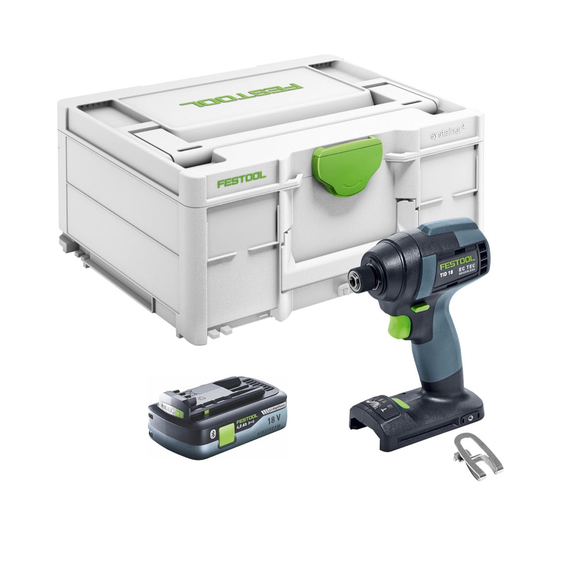 Festool TID 18-Basic Akku Schlagschrauber 18 V 180Nm 1/4" ( 576481 ) + 1x Akku 4,0Ah - ohne Ladegerät - Toolbrothers