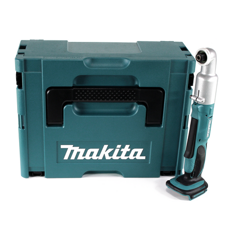 Makita DTL 061 ZJ Meuleuse d'angle sans fil 18V 1/4" 60Nm + Coffret Makpac - sans batterie, sans chargeur