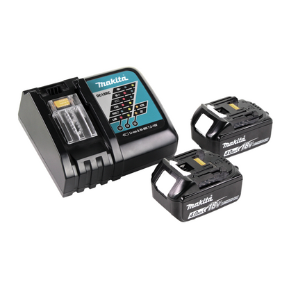 Makita DTL 061 RMJ Clé à chocs angulaire sur batterie 18V 1/4" 60Nm + 2x batterie 4,0Ah + chargeur + Makpac