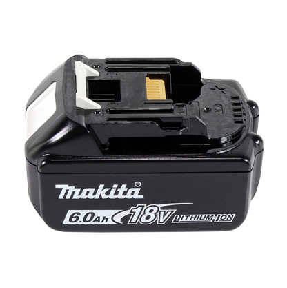 Makita DTL 061 G1J Meuleuse à chocs angulaire sans fil 18V 1/4" 60Nm + 1x Batterie 6.0Ah + Coffret Makpac - sans chargeur