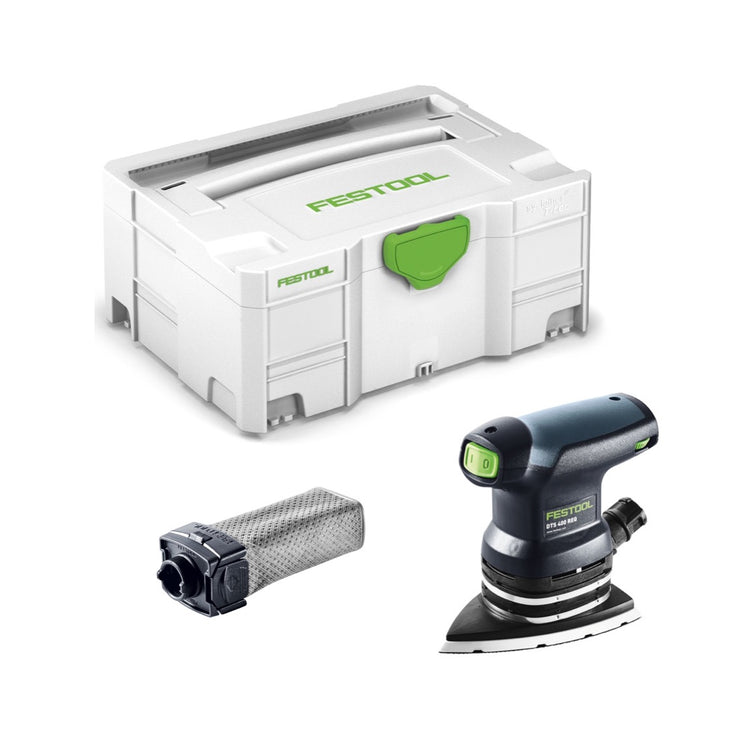 Festool DTS 400 REQ-Plus Delta Schleifer 250W 2mm Hub im Systainer ( 574635 ) + Zubehör + extra Staubfangbeutel - Toolbrothers