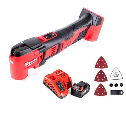 Milwaukee M18 BMT-401C Akku Multifunktionswerkzeug 18V ( 4933446203 ) + 1x Akku 4,0Ah + Ladegerät