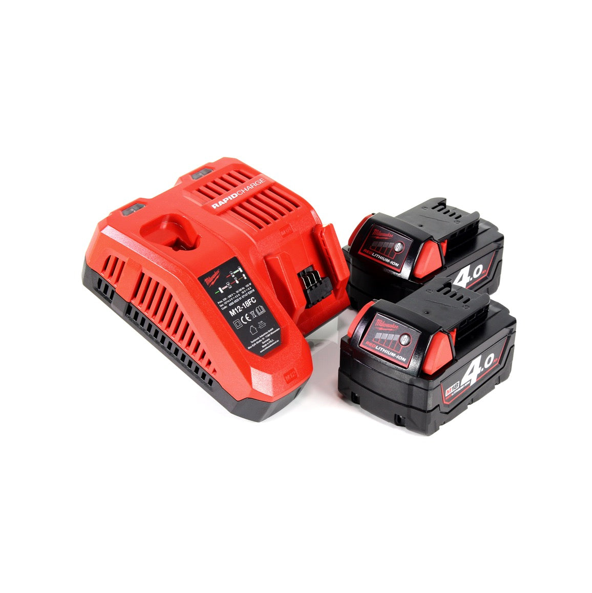 Milwaukee M18 BMT-402C Akku Multifunktionswerkzeug 18V ( 4933446203 ) + 2x Akku 4,0Ah + Ladegerät