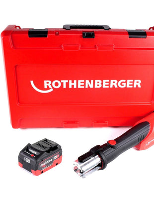 Rothenberger ROMAX 4000 Sertisseuse électro-hydraulique sans fil 18V + 1x Batterie 5,5 Ah + Coffret - sans chargeur