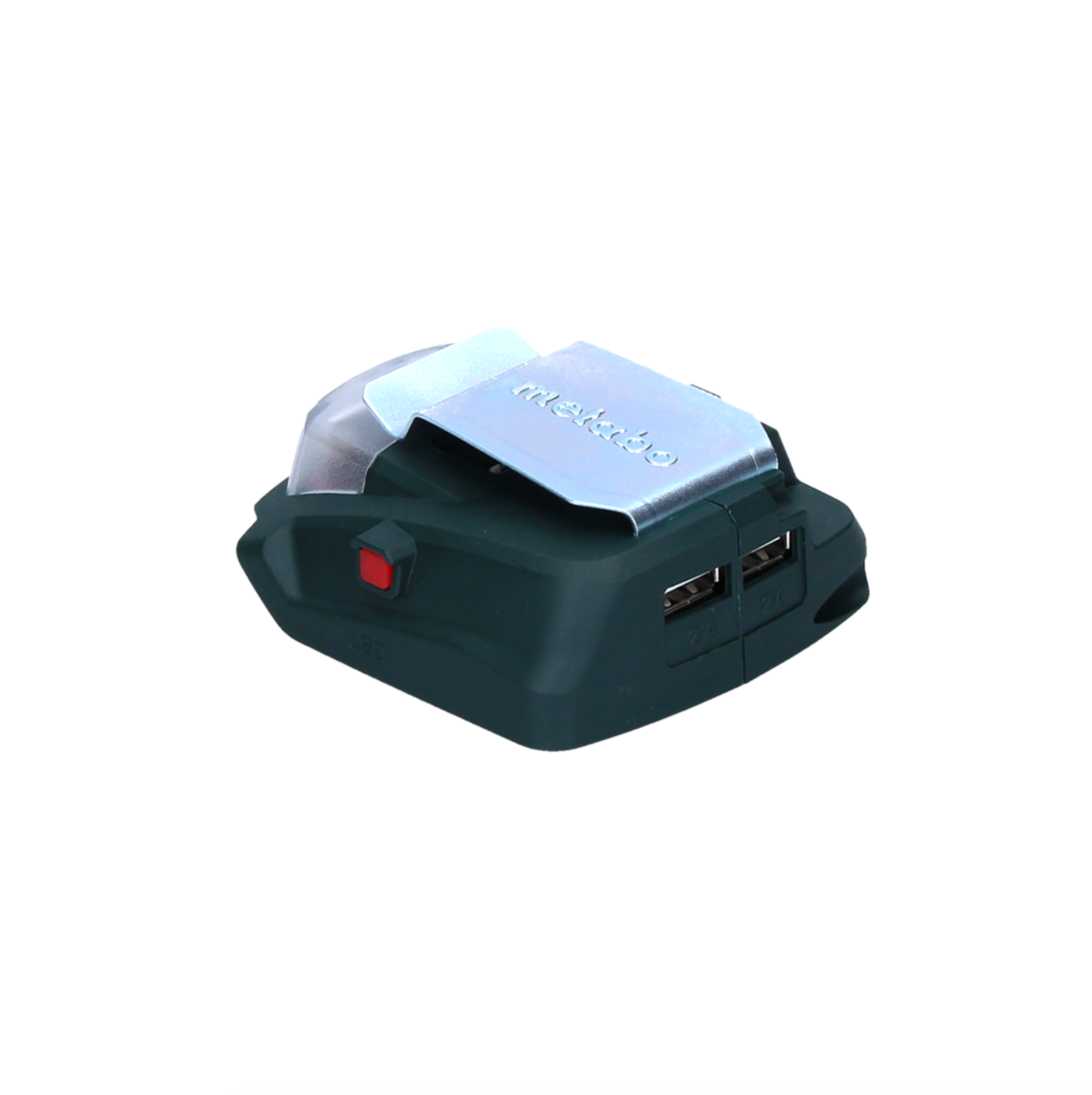 Metabo PA 14.4-18 LED-USB Adaptateur d'alimentation ( 600288000 ) - sans batterie, sans chargeur