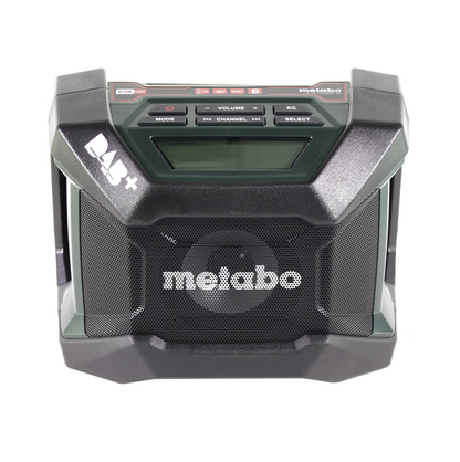 Metabo R 12-18 DAB+ BT Radio de chantier sans fil Bluetooth ( 600778850 ) - sans batterie, sans chargeur