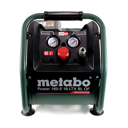 Metabo Power 160-5 18 LTX BL OF Compresseur sans fil 18 V 8,0 bar ( 601521850 ) - sans batterie, sans chargeur