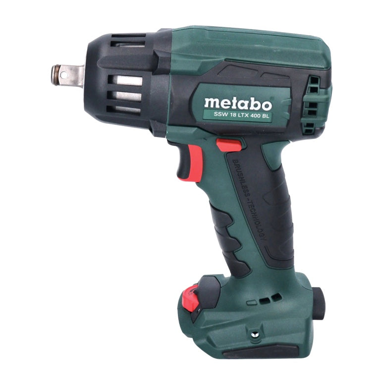 Metabo SSW 18 LTX 400 BL Visseuse à chocs sans fil 18 V 400 Nm 1/2" ( 602205840 ) + Coffret MetaLoc - sans batterie, sans chargeur