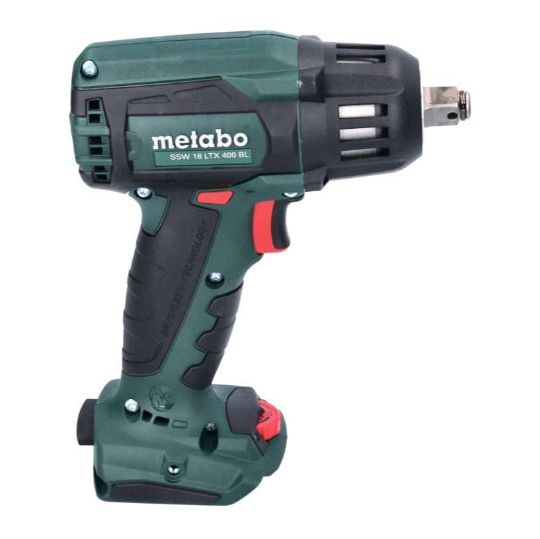 Metabo SSW 18 LTX 400 BL Visseuse à chocs sans fil 18 V 400 Nm 1/2" ( 602205840 ) + Coffret MetaLoc - sans batterie, sans chargeur