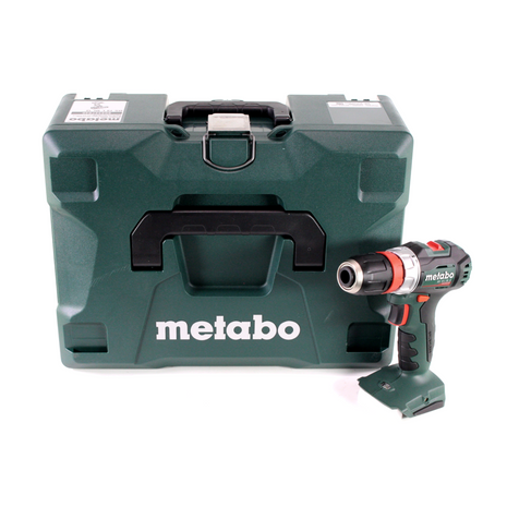 Metabo BS 18 L BL Q Perceuse visseuse sans fil 18 V 60 Nm Brushless Solo + Coffret MetaLoc ( 602327840 ) -  Sans Batterie - Sans Chargeur