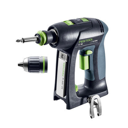 Festool C 18 Basic Akku Bohrschrauber 18 V 45 Nm Brushless Solo + systainer ( 576434 ) - ohne Akku, ohne Ladegerät ( Nachfolger von 574737 ) - Toolbrothers