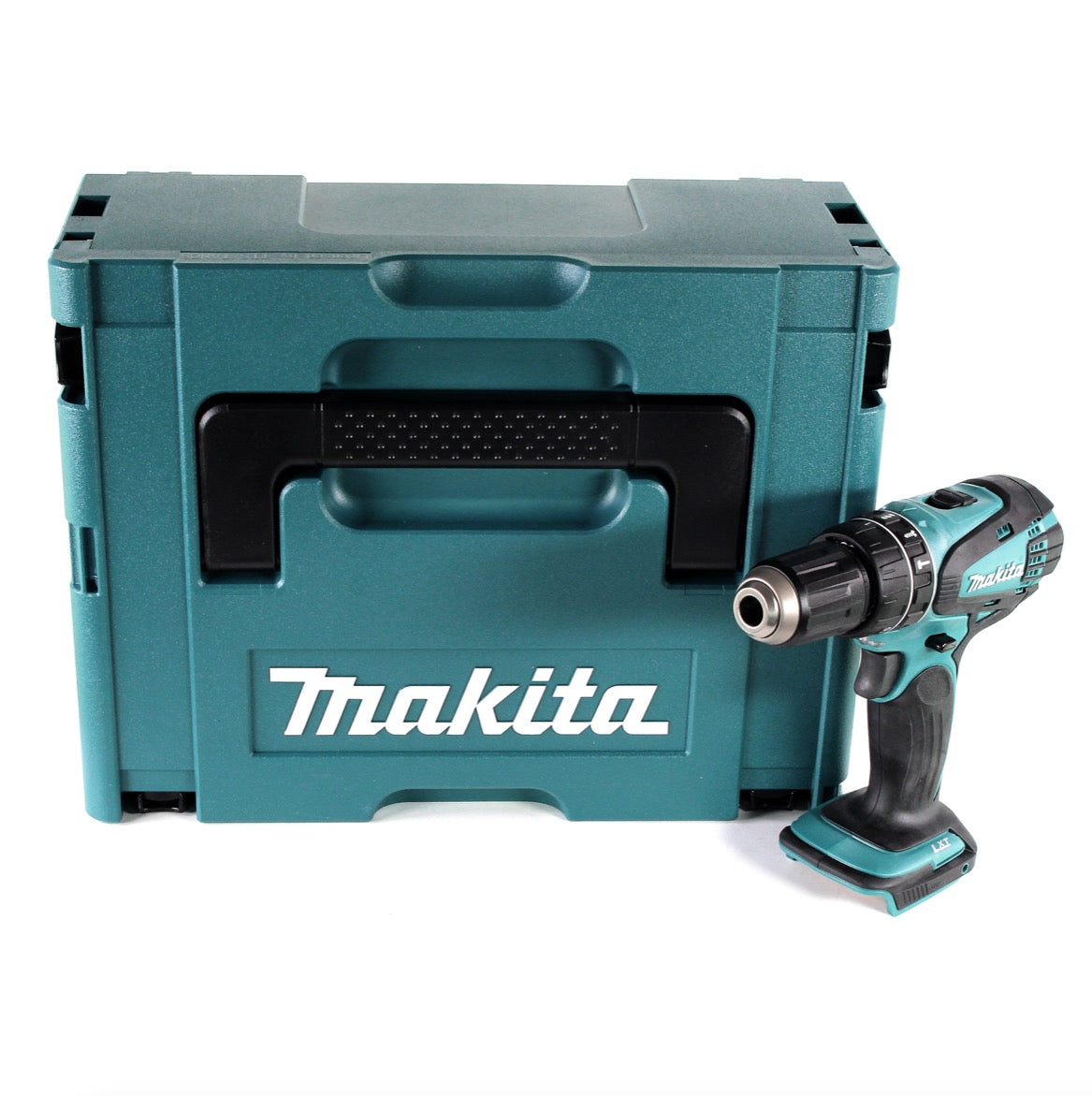 Makita DHP 456 ZJ Perceuse visseuse à percussion sans fil 50 Nm 18 V + Makpac - sans batterie, sans chargeur