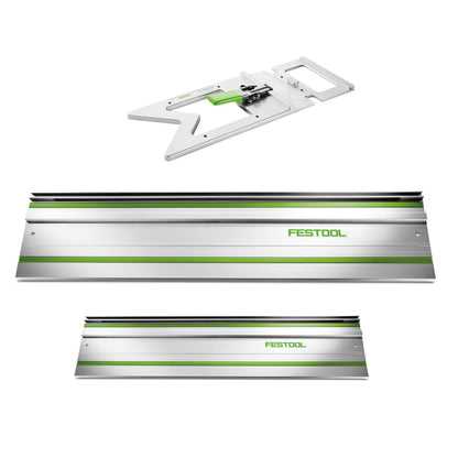 Festool Führungsschienen Set FS 1400/2 ( 491498 ) + FS 800/2 ( 491499 ) + FS-WA/90° Winkelanschlag ( 205229 ) - Toolbrothers