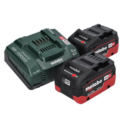 GRATIS 3 Jahre Full Service Rundum Schutz Metabo NP 18 LTX BL 5.0 Akku Blindnietpistole 18 V 10 kN Brushless + 2x Akku 5,5 Ah + Ladegerät + metaBOX