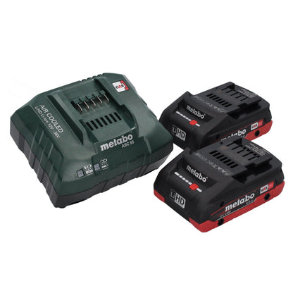 Metabo NP 18 LTX BL 5.0 Riveteuse sans fil 10 kN 18V Brushless + 2x Batteries LiHD 4,0 Ah + Chargeur + Coffret MetaBOX